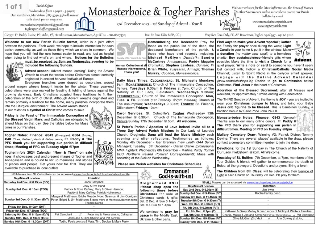 New Joint-Bulletin Format